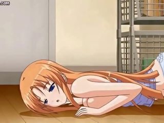 Anime chicks provë gjatë organ seksual i mashkullit