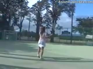 Азіатська теніс суд публічний секс